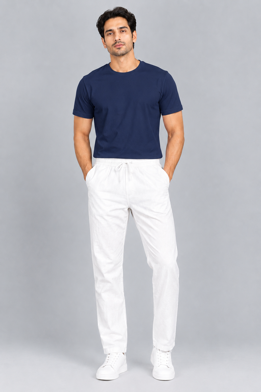 Men’s Casual Pants – Relaxed Fit Drawstring Trousers