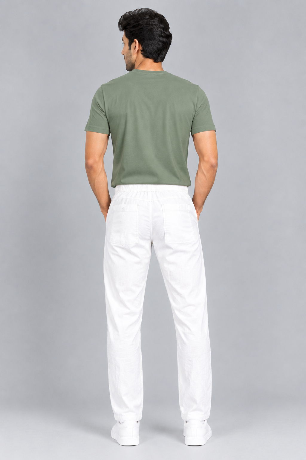 Men’s Casual Pants – Relaxed Fit Drawstring Trousers
