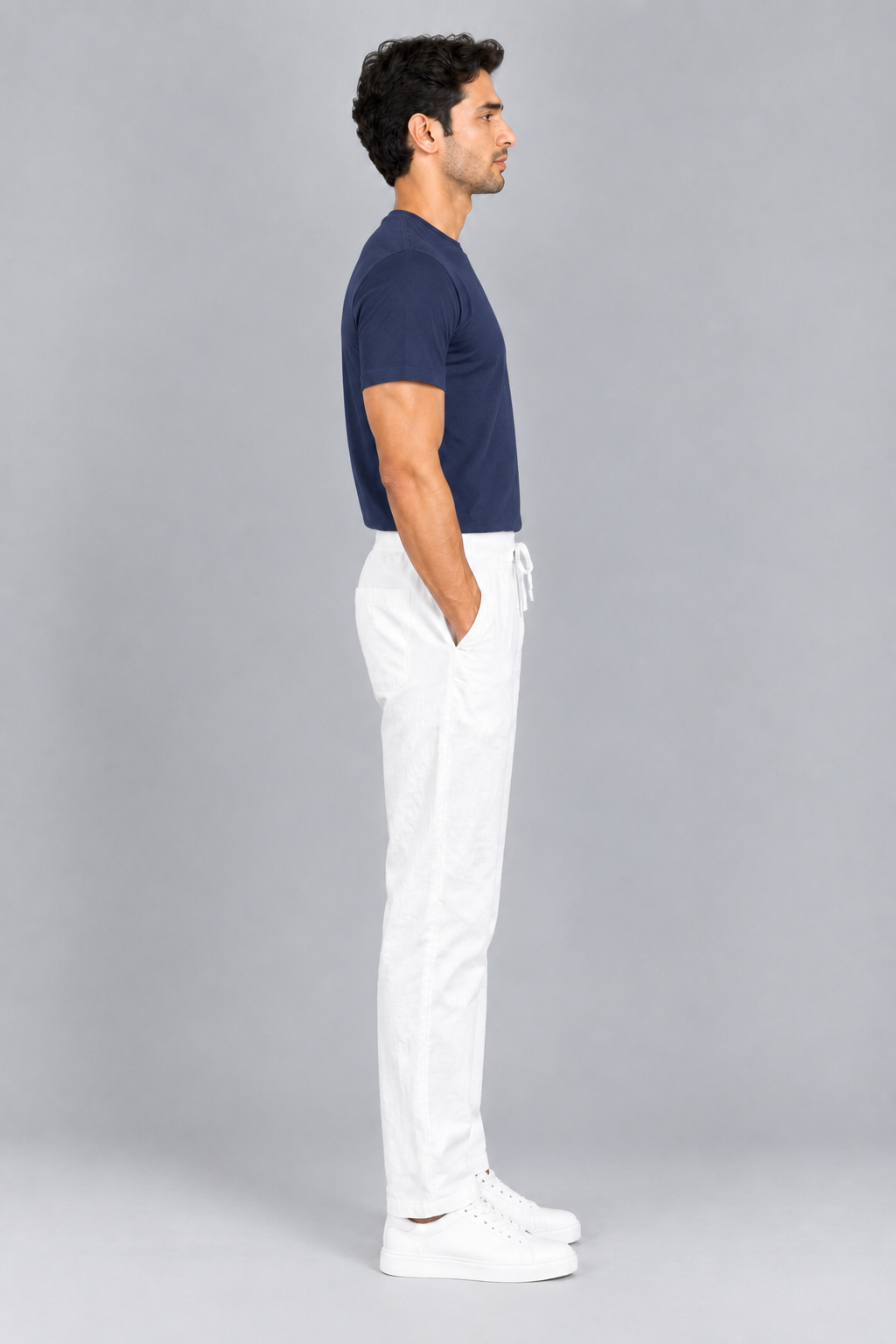 Men’s Casual Pants – Relaxed Fit Drawstring Trousers