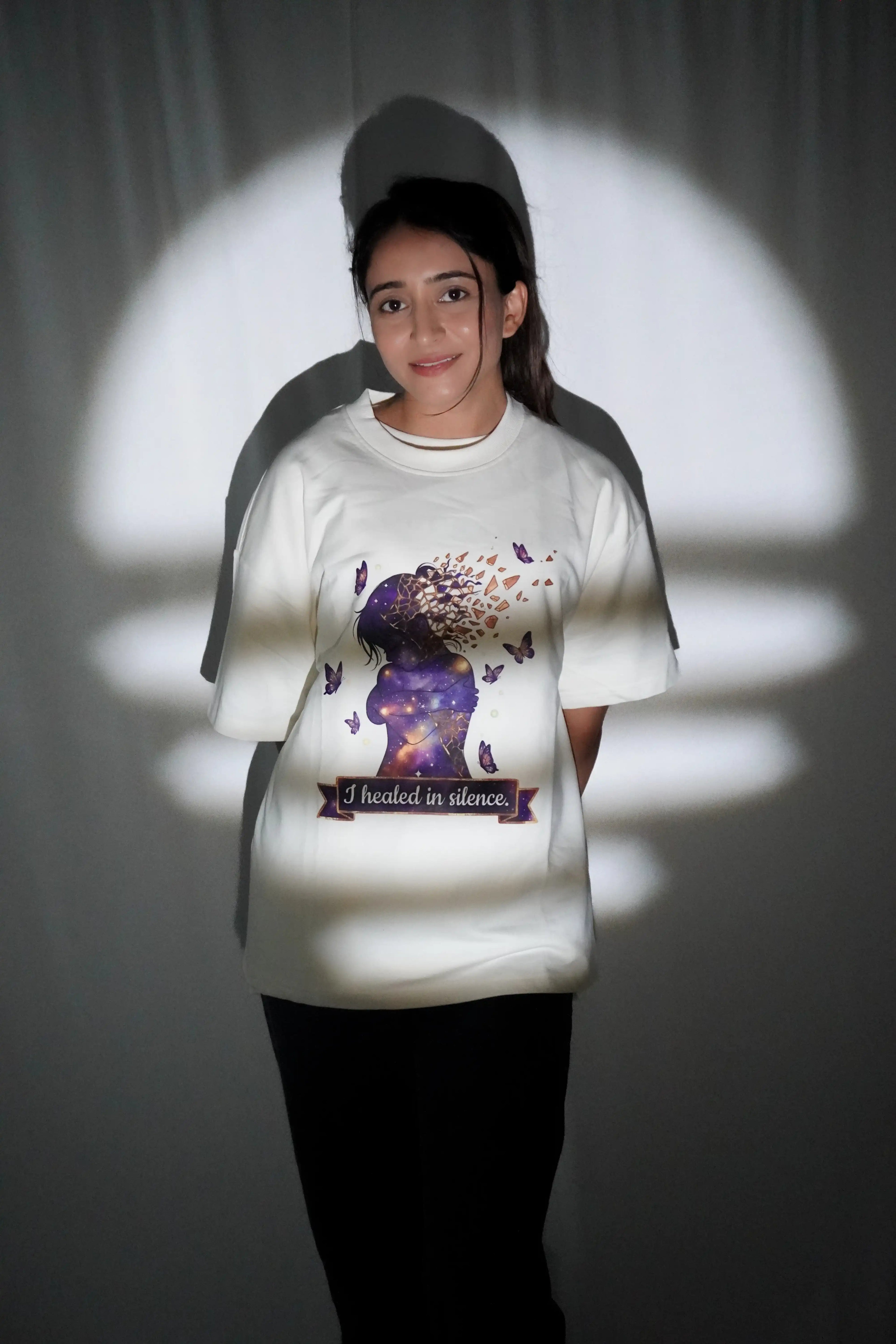 I Healed in Silence Oversized T-Shirt