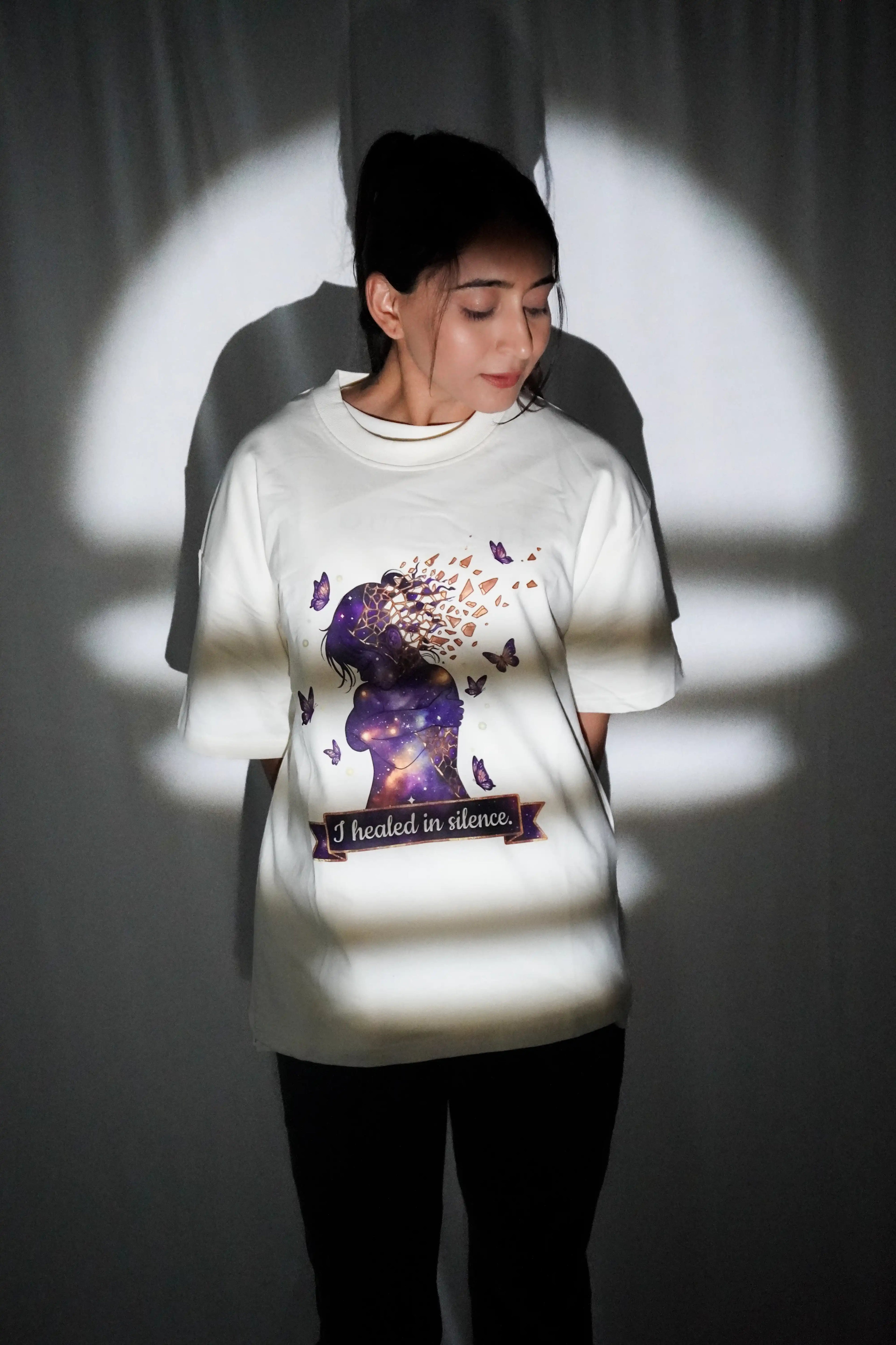 I Healed in Silence Oversized T-Shirt