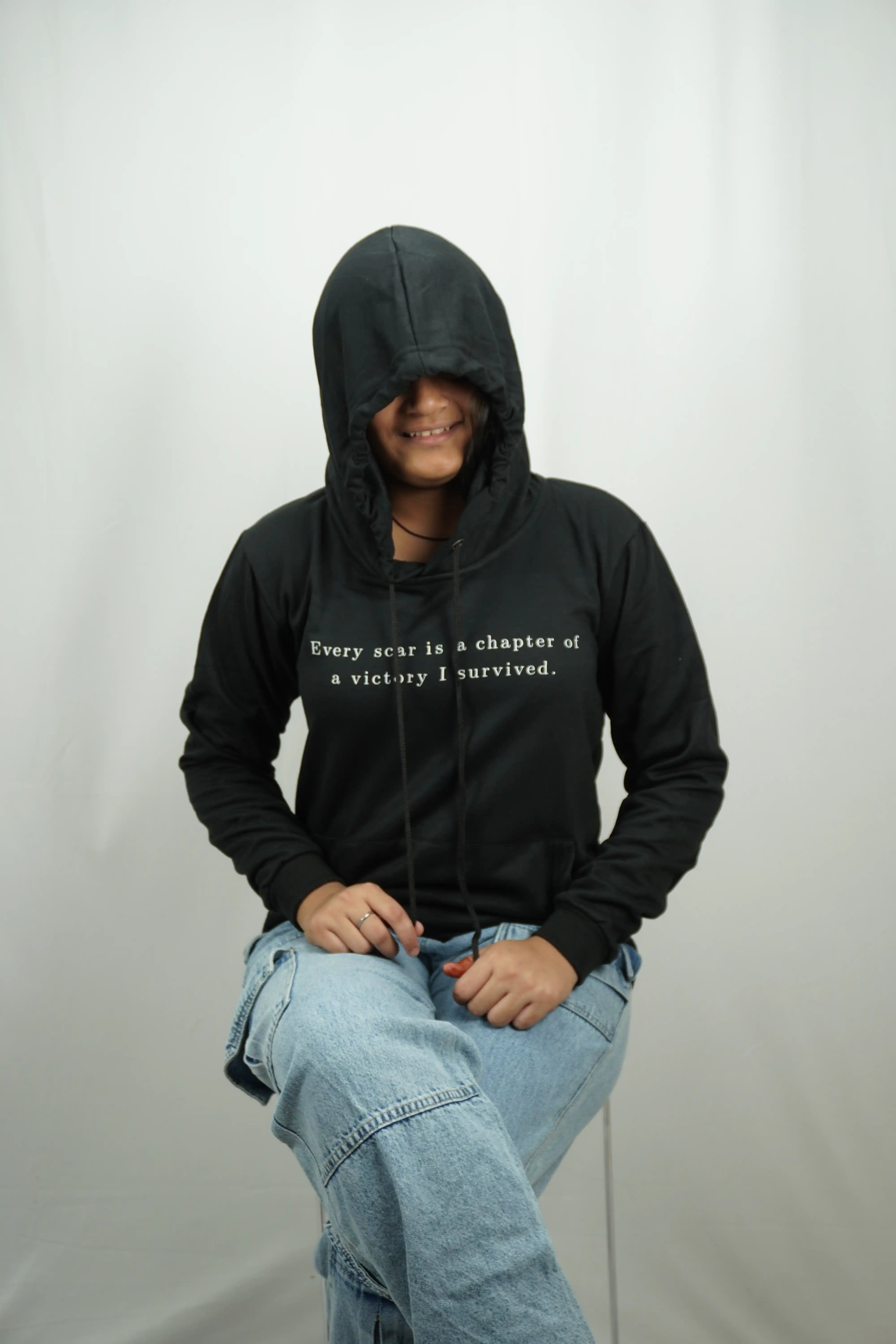 Luffy King / Scars Quote Hoodie