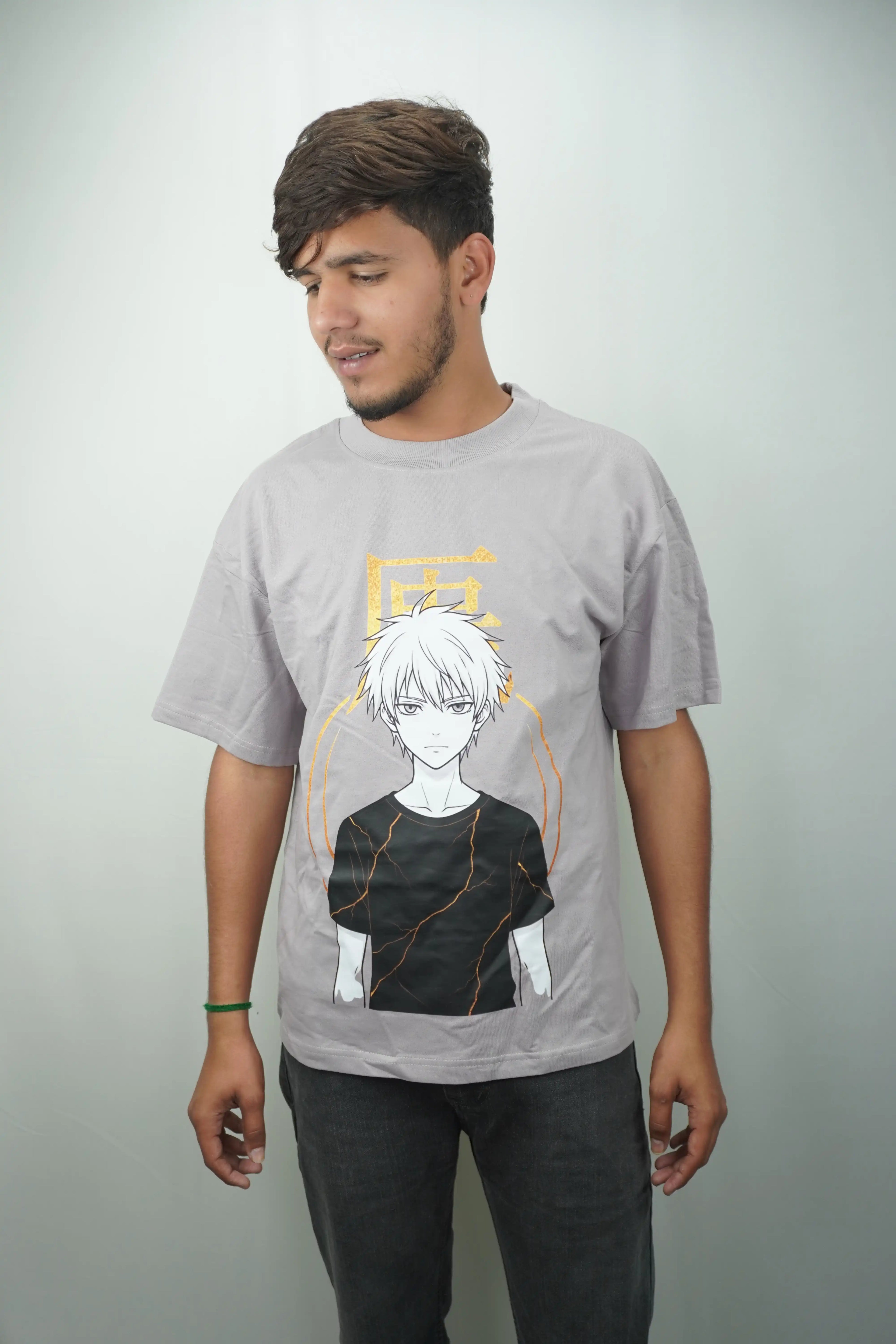 Golden Anime unisex Oversized T-Shirt