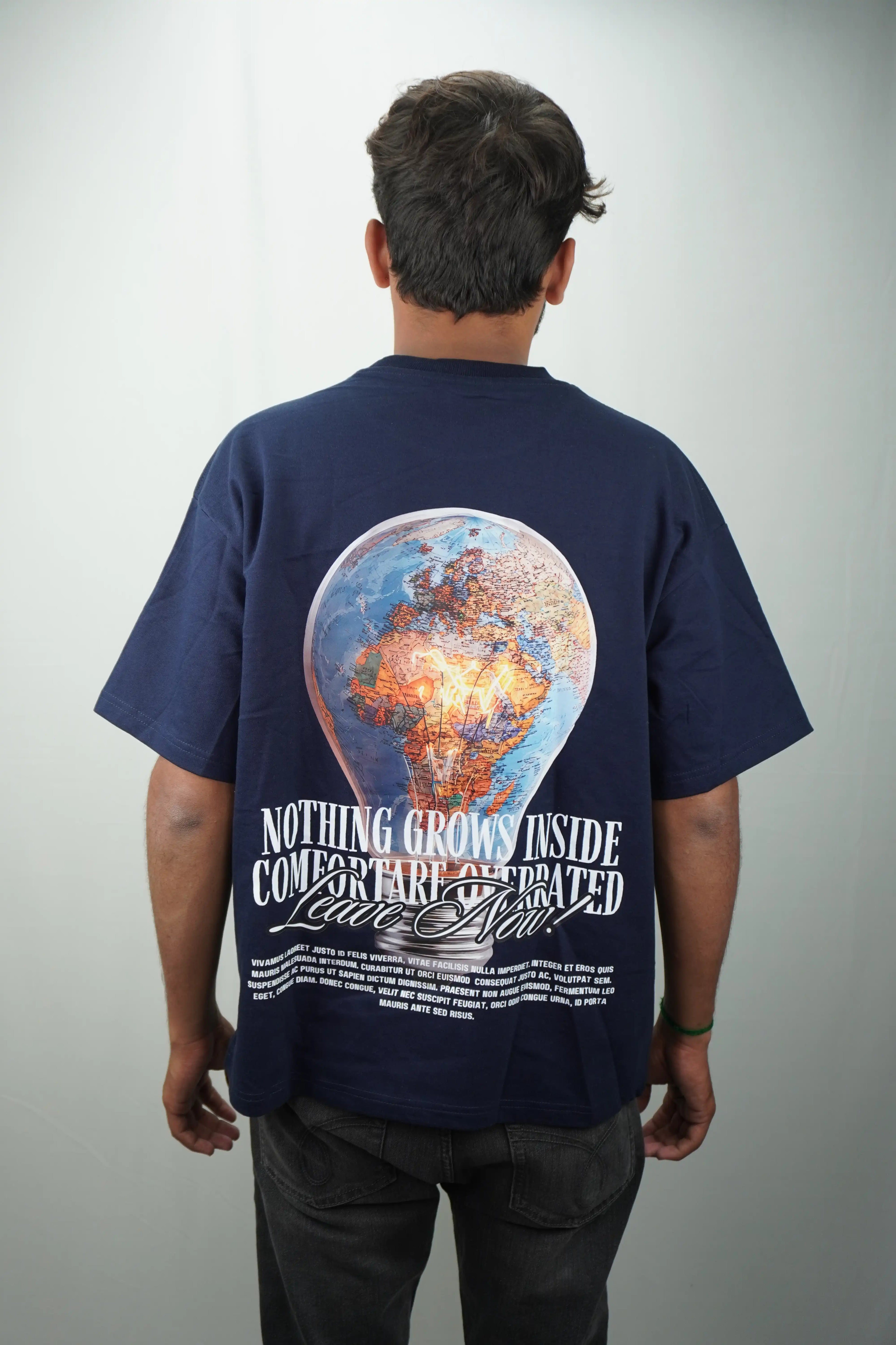 Leave Now unisex Oversized T-Shirt