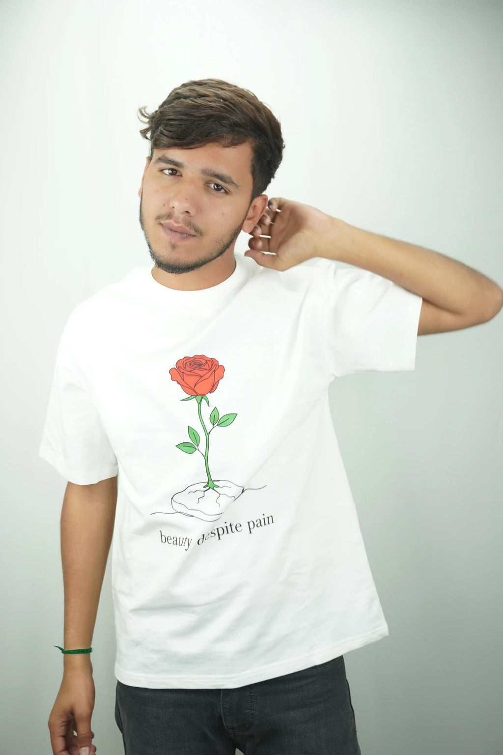 Beauty Despite Pain Oversized T-Shirt
