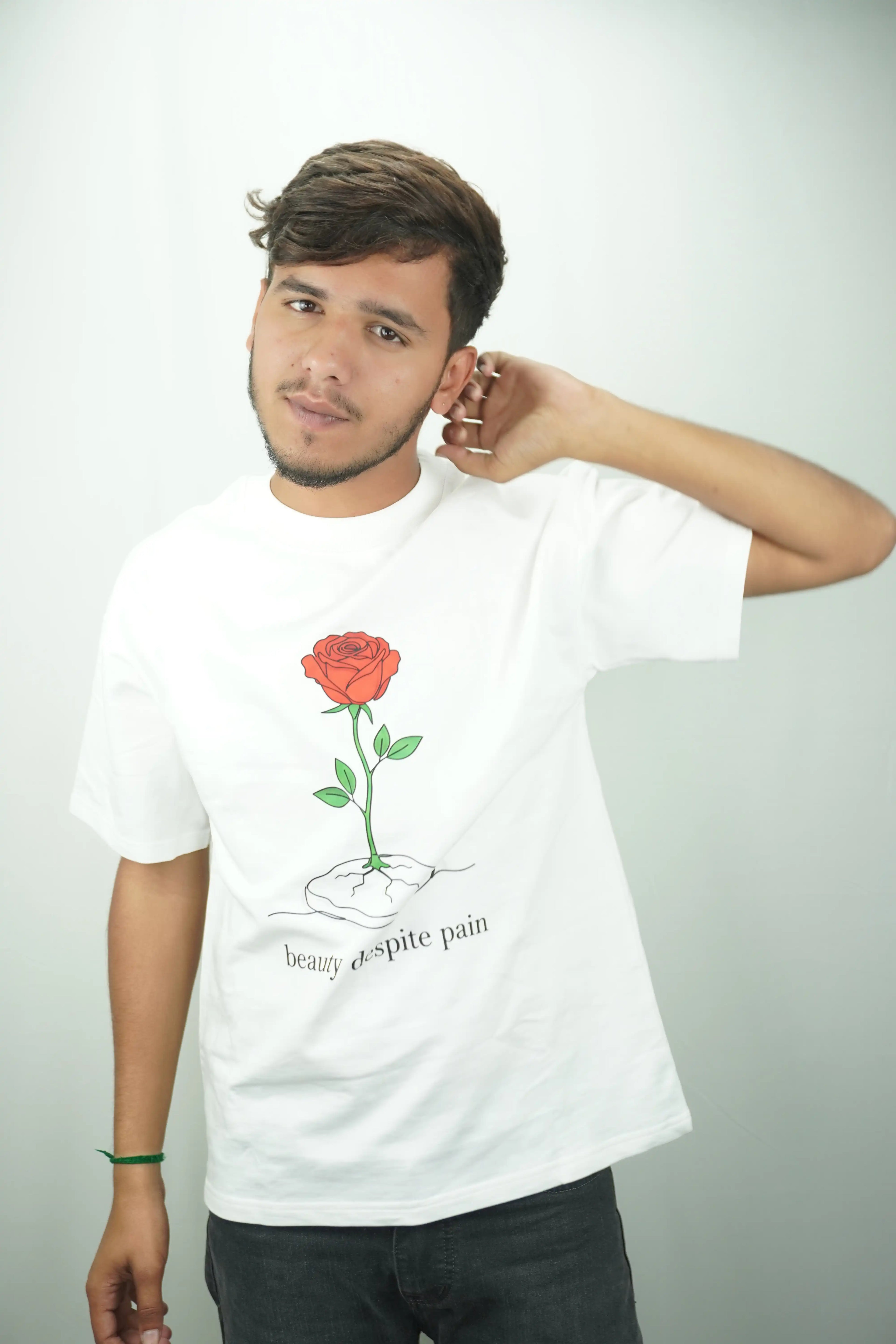 Beauty Despite Pain Oversized T-Shirt