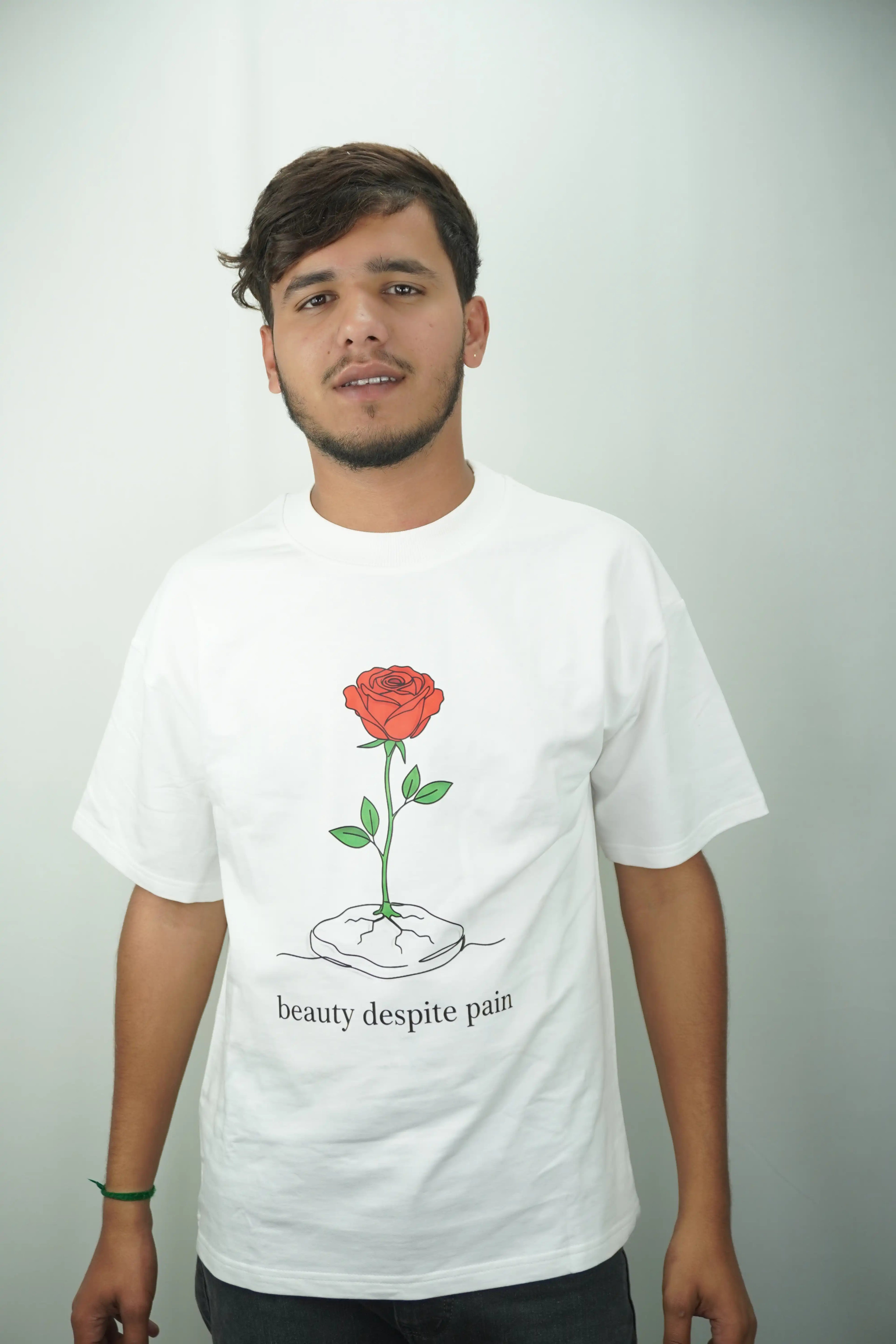 Beauty Despite Pain Oversized T-Shirt