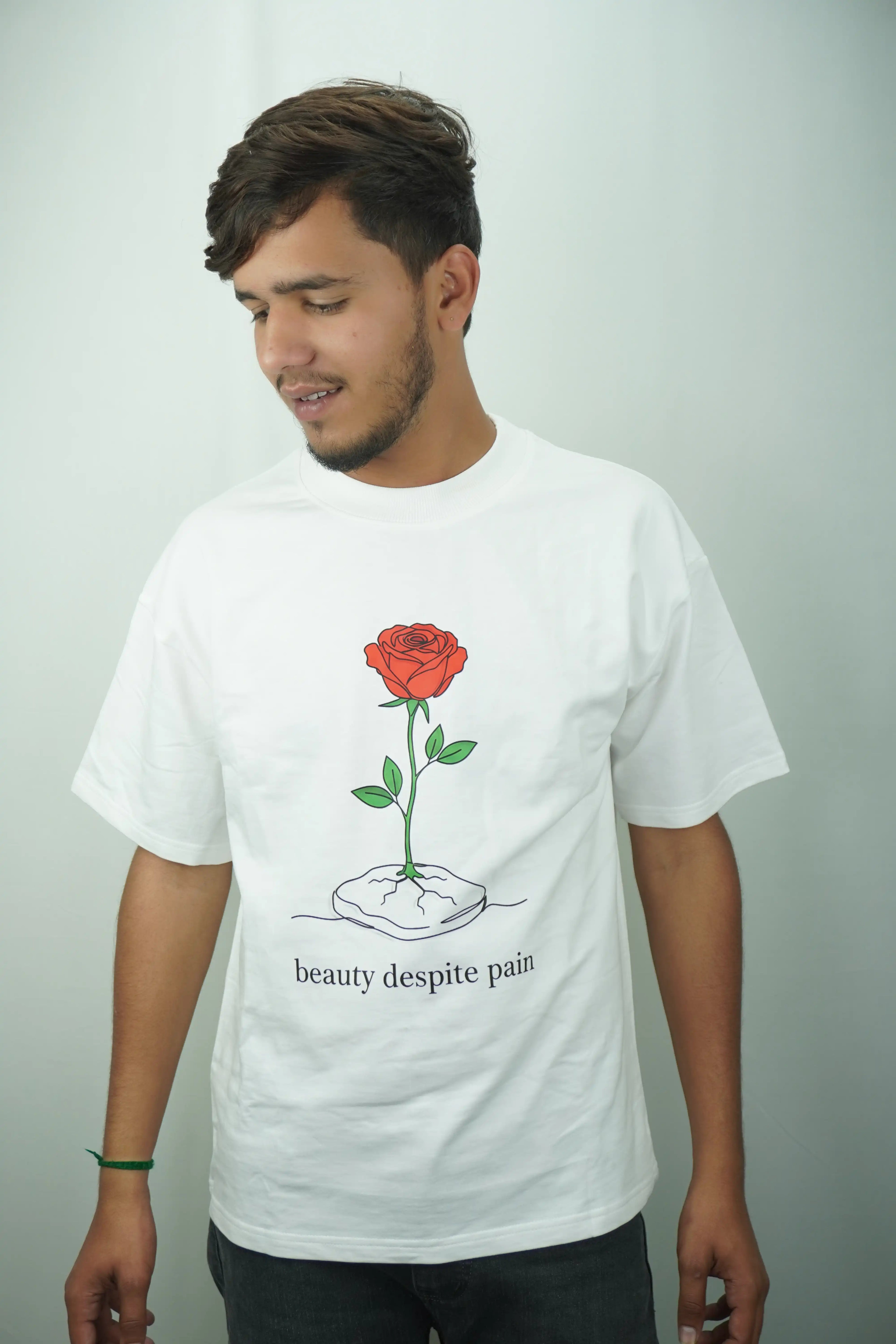 Beauty Despite Pain Oversized T-Shirt