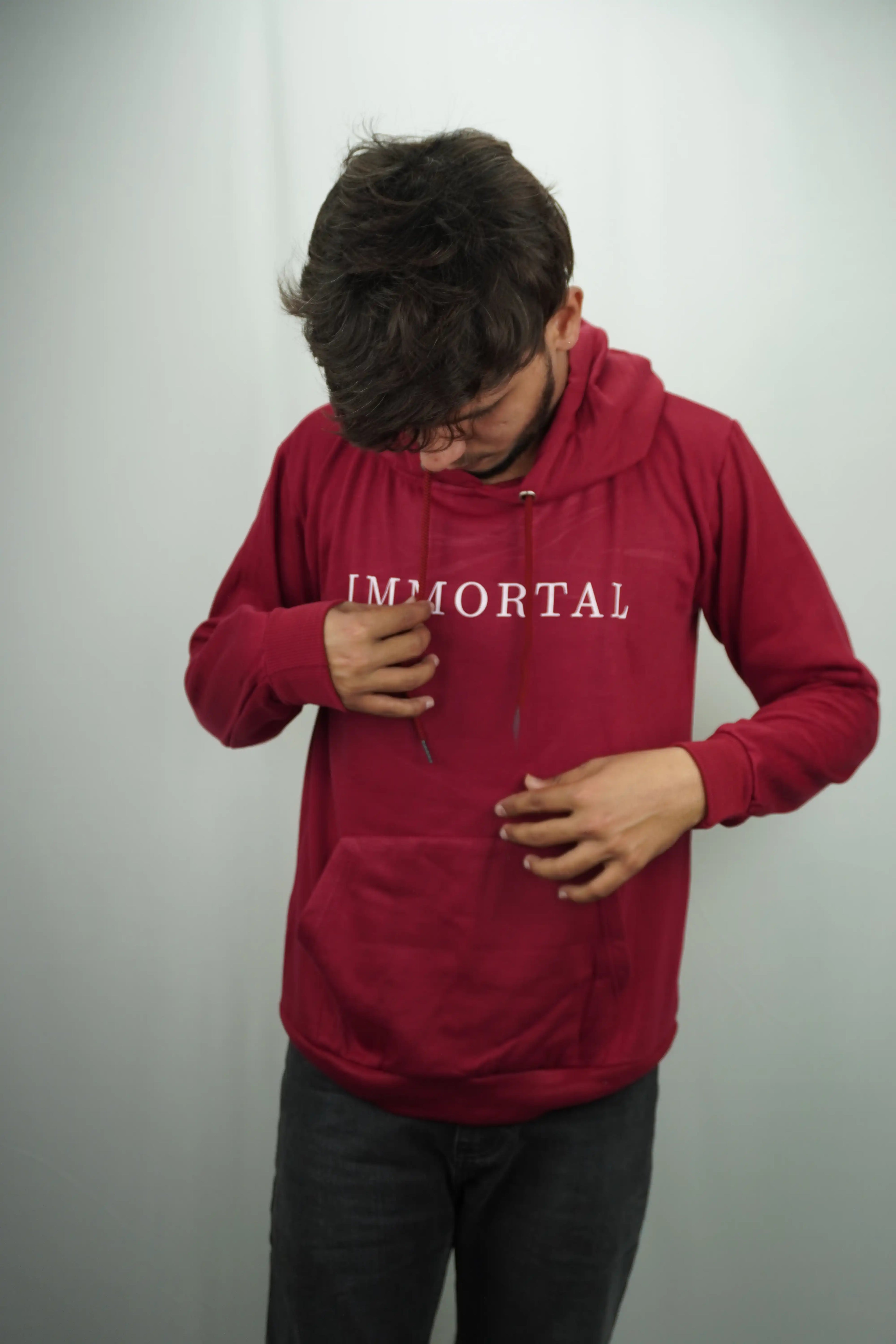 Chaos Skull Graphic Pullover Hoodie