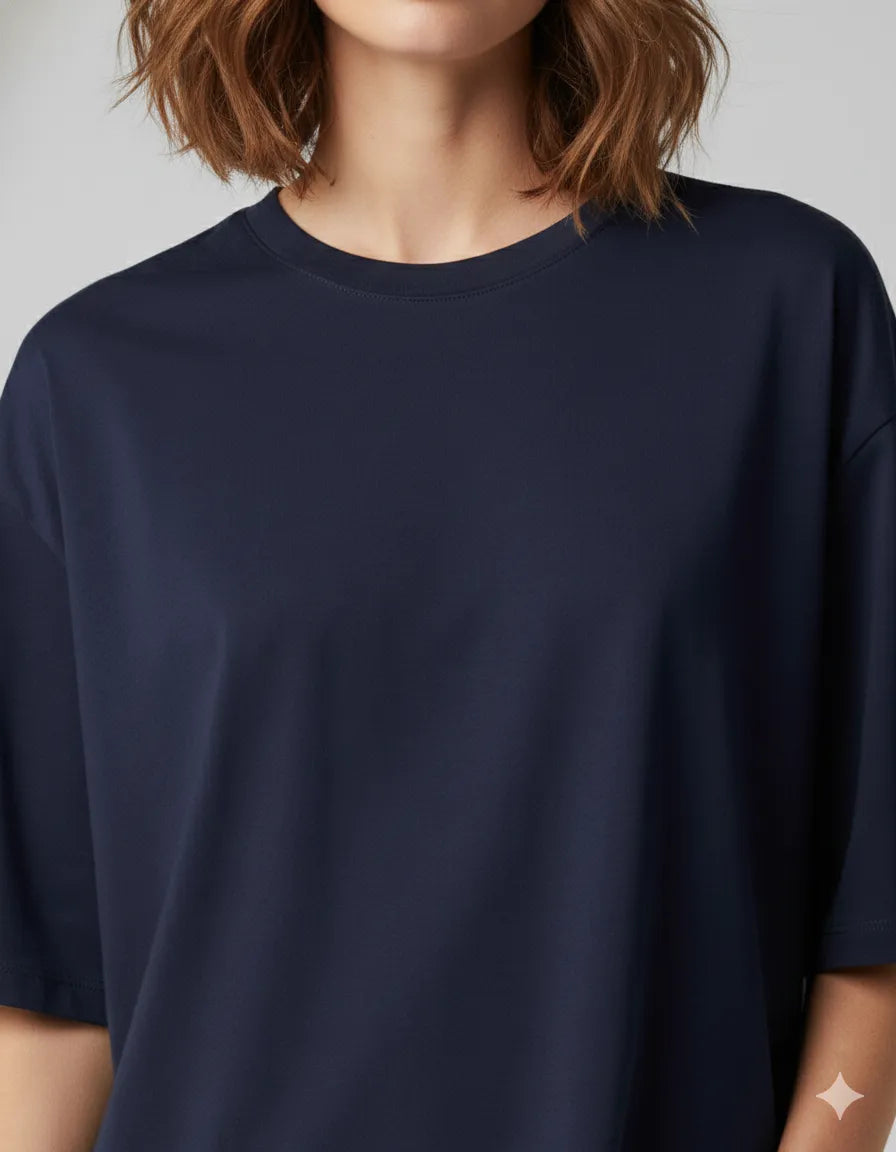 Female Plain Oversize T-shirt