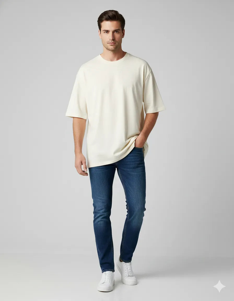 Male Plain Oversize T-shirt