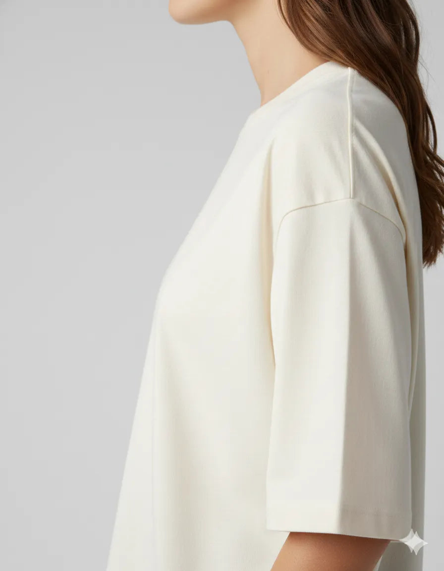 Female Plain Oversize T-shirt
