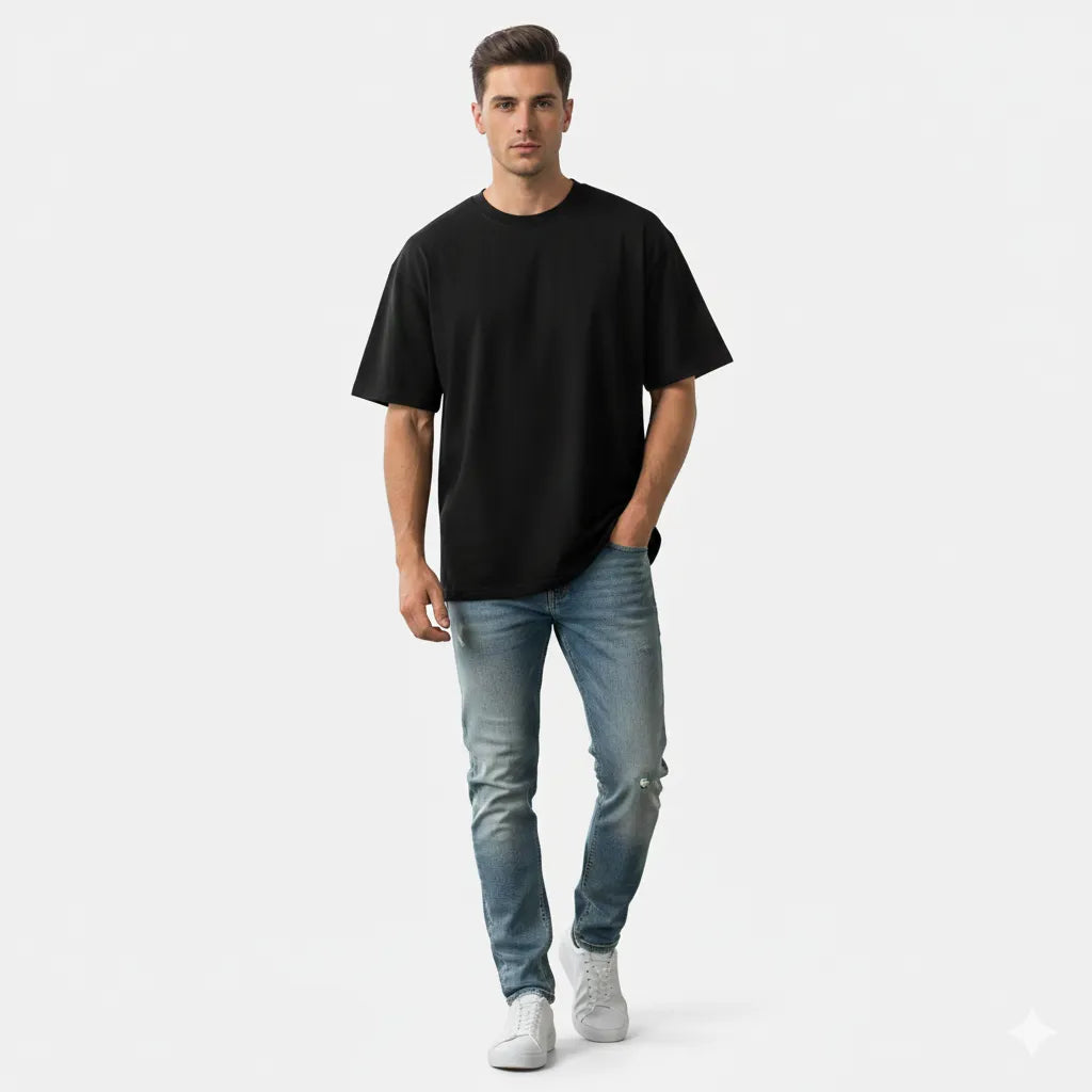 Male Plain Oversize T-shirt
