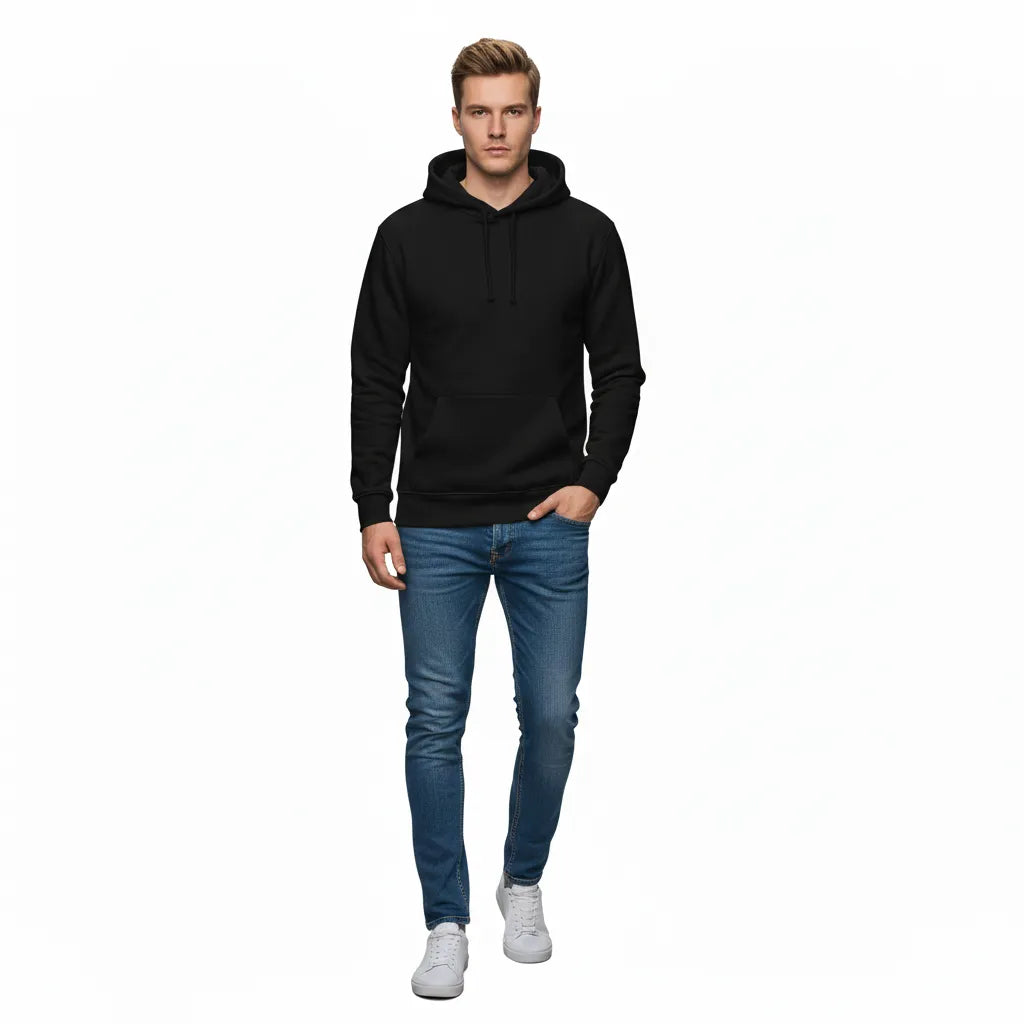 Men Plain Hoodie