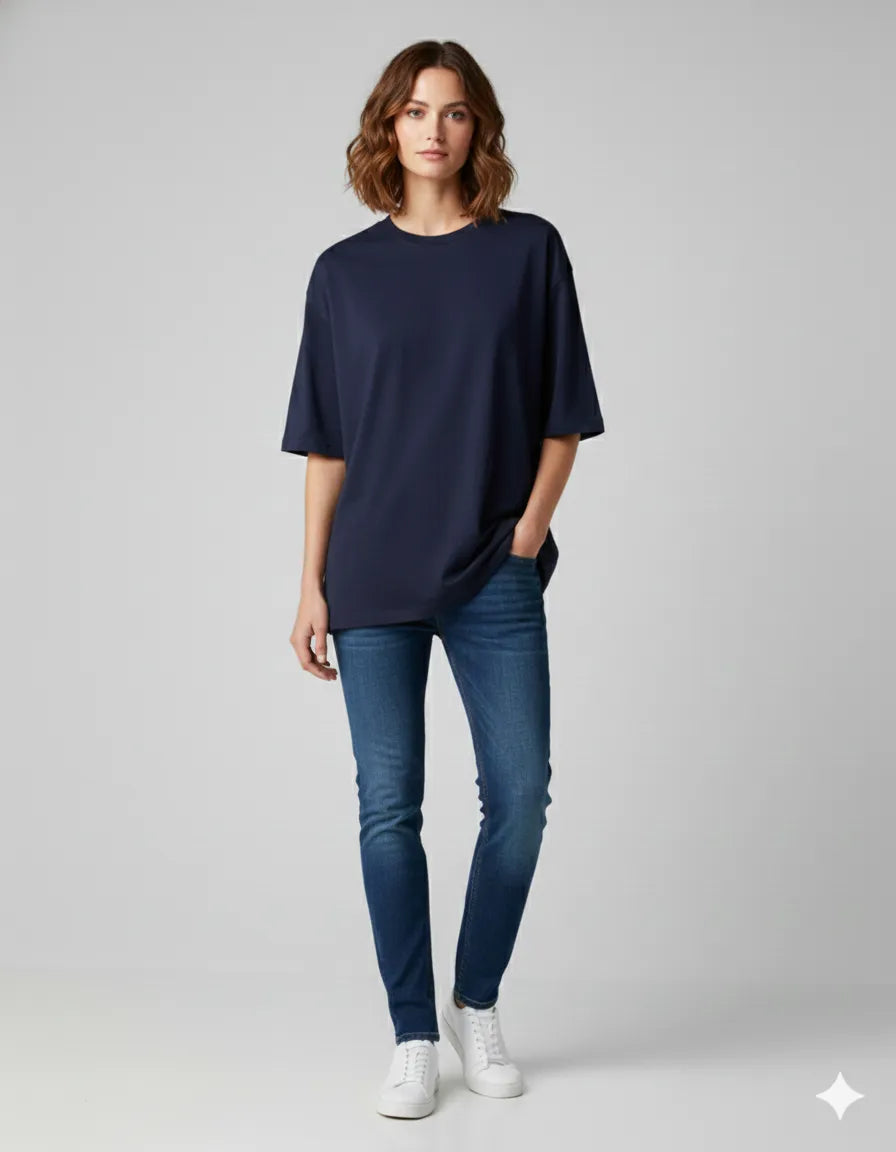 Female Plain Oversize T-shirt