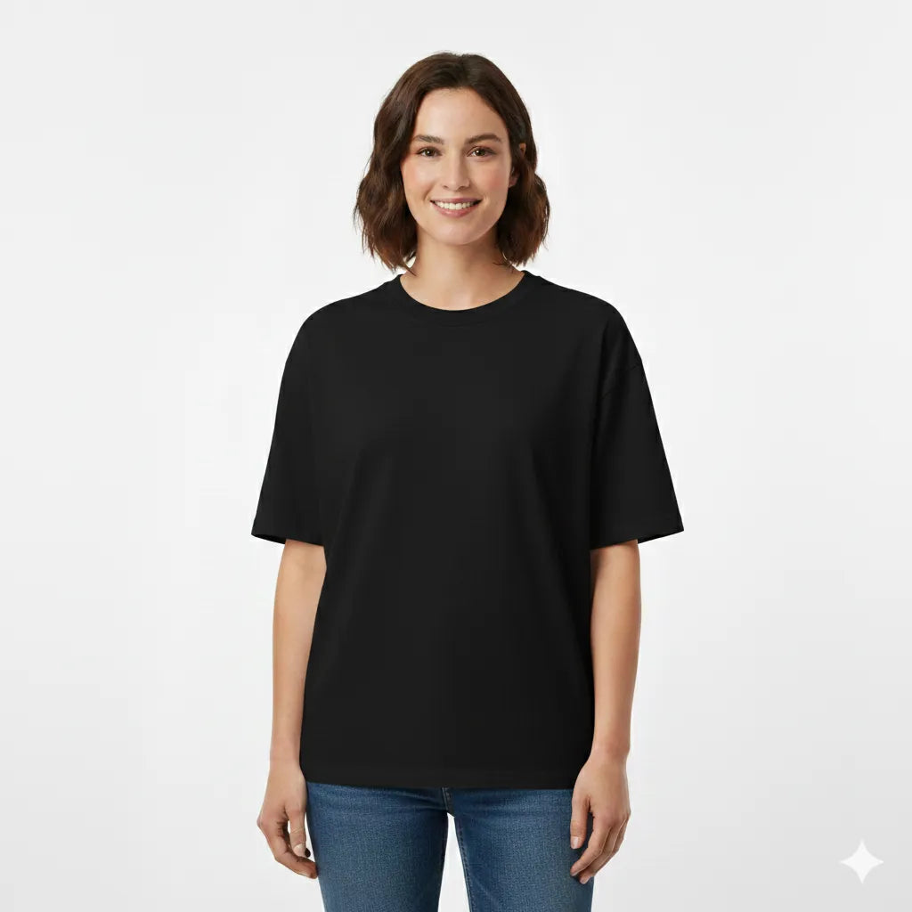 Female Plain Oversized T-shirt