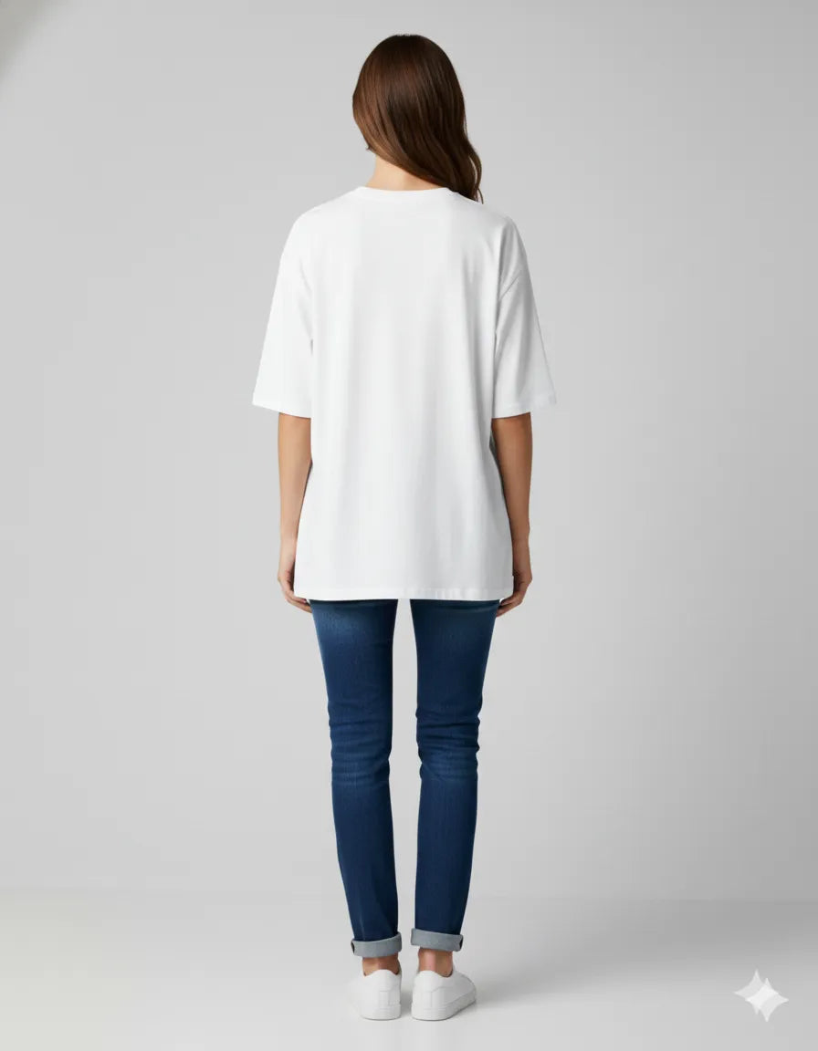 Female Plain Oversize T-shirt