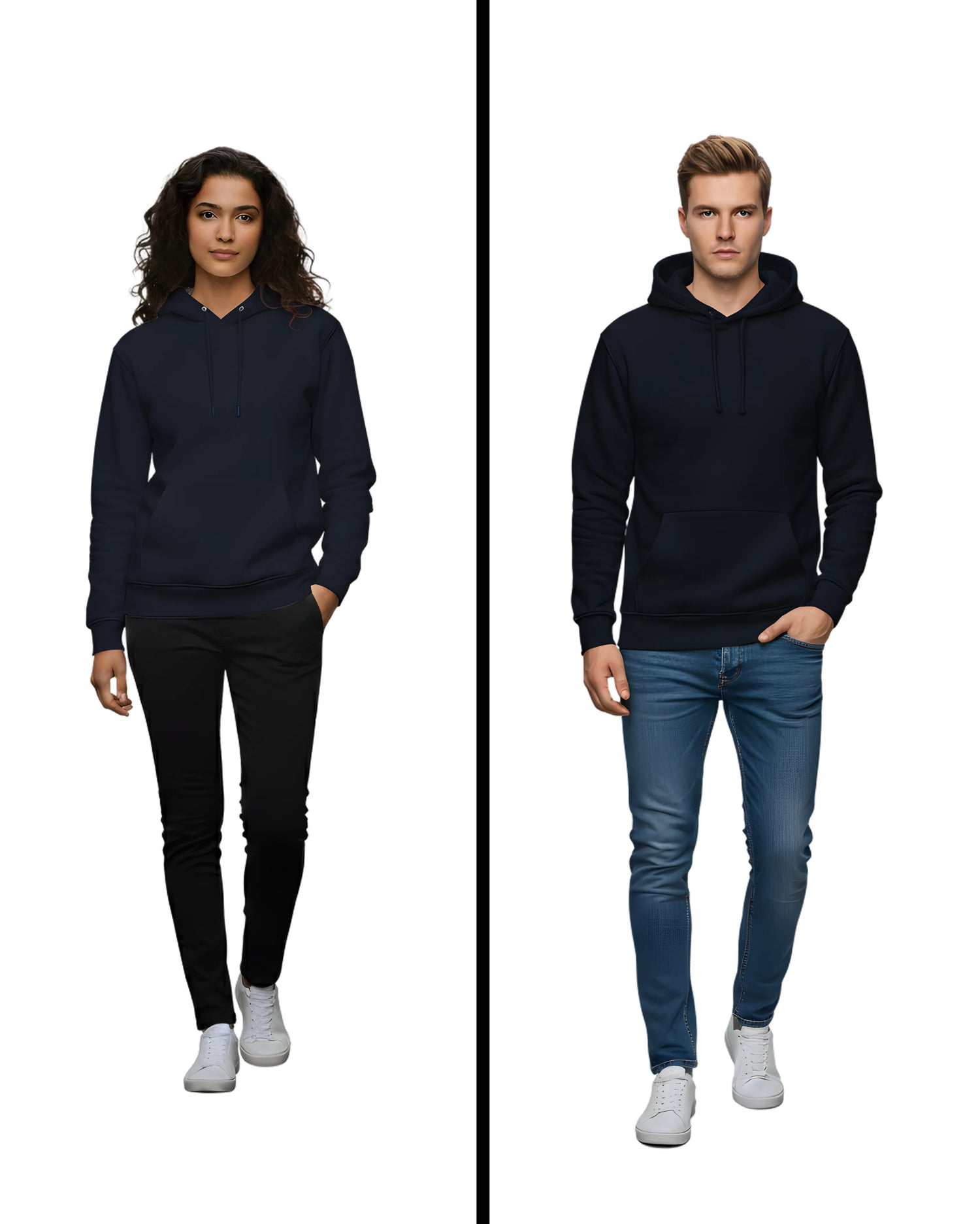 Unisex Plain Hoodie