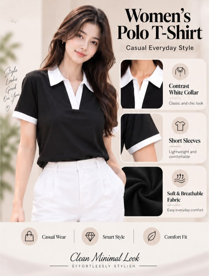 Collared Polo T-Shirt